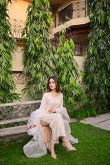 Ivory - 3 Piece Stitched