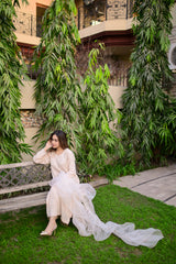 Ivory - 3 Piece Stitched