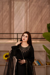 Siyah - Stitched 3 Pcs