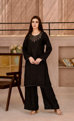 Siyah - Stitched 3 Pcs