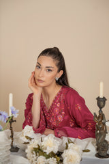 Fuchsia - Stitched 3 Pcs