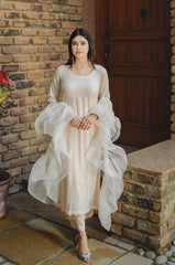 Ivory - 3 Piece Stitched