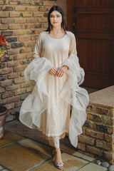 Ivory - 3 Piece Stitched