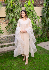 Ivory - 3 Piece Stitched