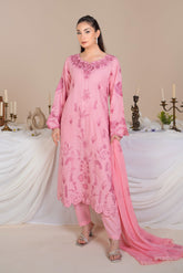 Dahlia - Stitched 3 Pcs