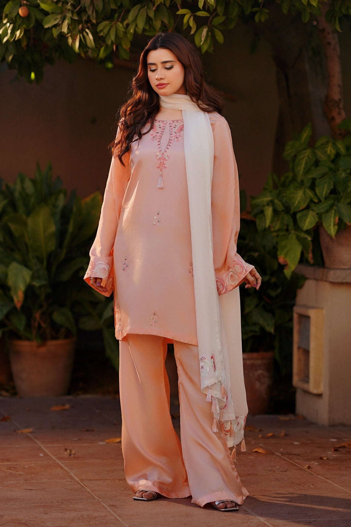 Roselle - Stitched 3 Pcs